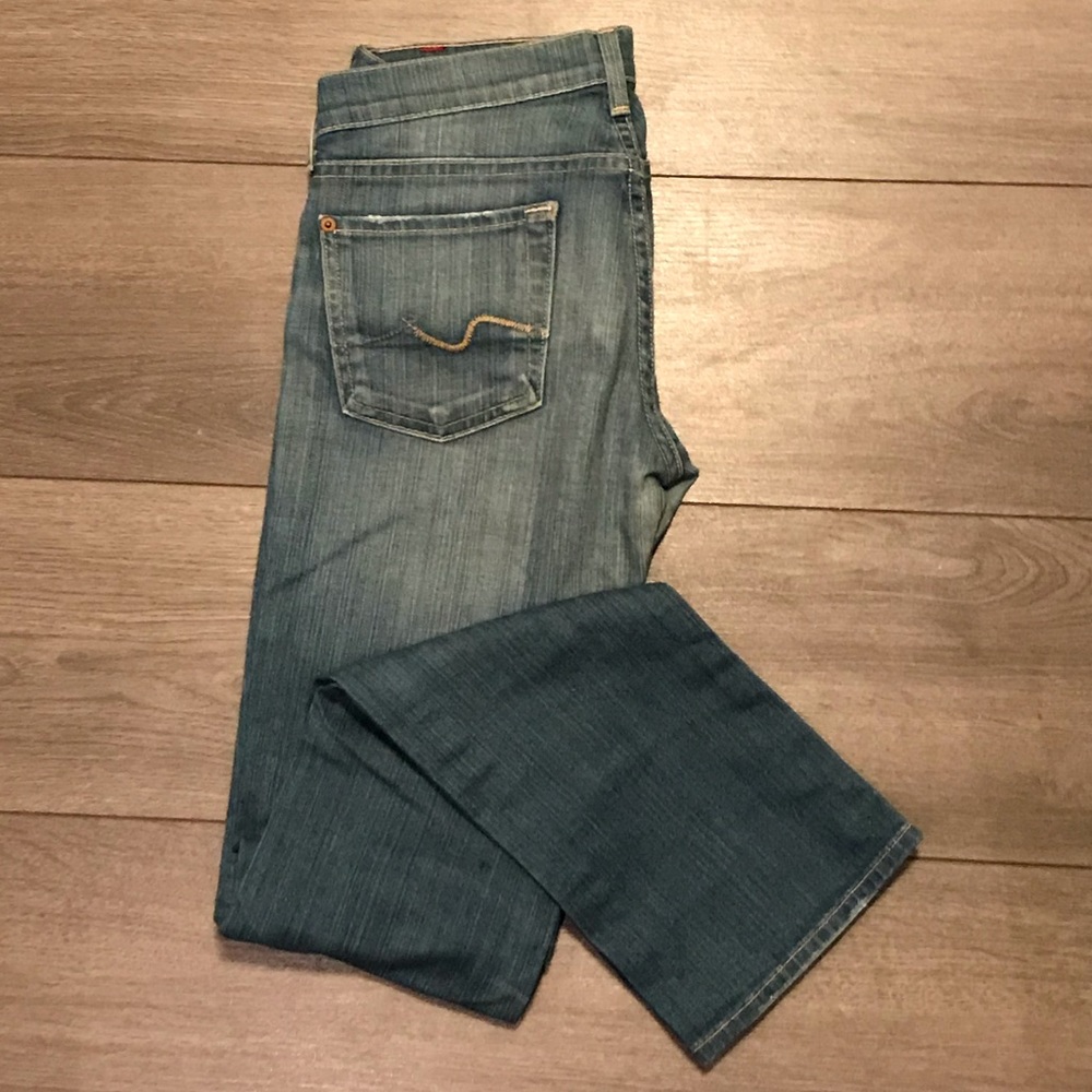 7 for all mankind low-rise jeans